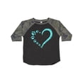 thumbnail image 1 of Inktastic Paw Print Heart Boys or Girls Toddler T-Shirt, 1 of 5