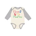 thumbnail image 1 of Inktastic Pawpaw Grandkids Handprints Boys or Girls Long Sleeve Baby Bodysuit, 1 of 5