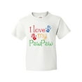thumbnail image 1 of Inktastic PawPaw Grandkids Handprints Youth T-Shirt, 1 of 5