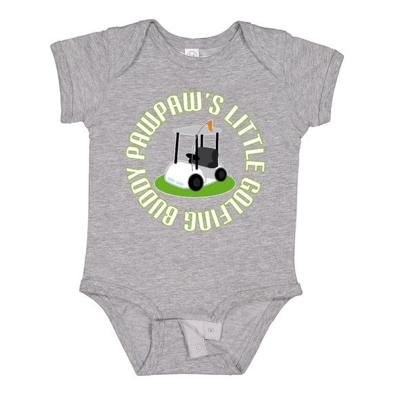 Inktastic Pawpaw Little Golfing Buddy Boys Baby Bodysuit