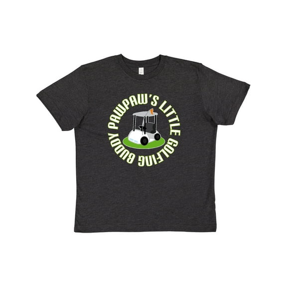 Inktastic PawPaw Little Golfing Buddy Youth T-Shirt