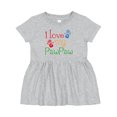thumbnail image 1 of Inktastic Pawpaw Grandkids Handprints Girls Baby Dress, 1 of 5