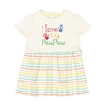 thumbnail image 1 of Inktastic Pawpaw Grandkids Handprints Girls Baby Dress, 1 of 5