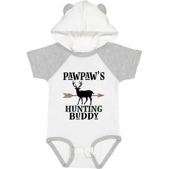 Inktastic Pawpaw Hunting Buddy Bow Hunter Boys or Girls Baby Bodysuit
