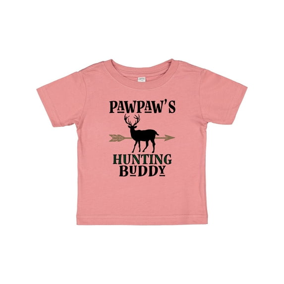 Inktastic Pawpaw Hunting Buddy Bow Hunter Boys or Girls Baby T-Shirt