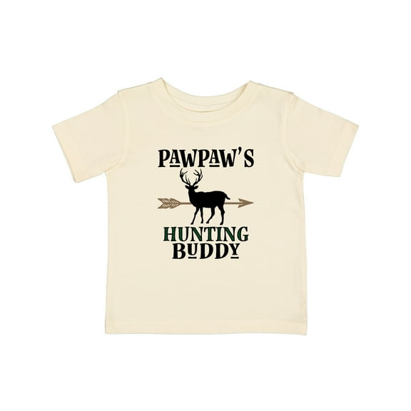Inktastic Pawpaw Hunting Buddy Bow Hunter Boys or Girls Baby T-Shirt
