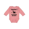 thumbnail image 1 of Inktastic Pawpaw Hunting Buddy Bow Hunter Boys or Girls Long Sleeve Baby Bodysuit, 1 of 5