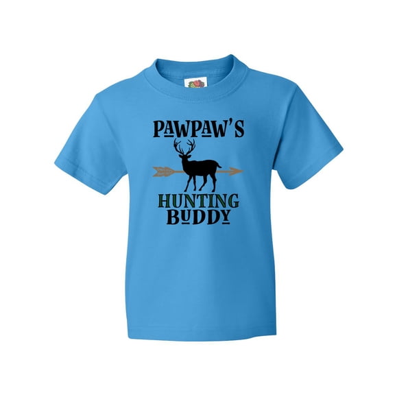Inktastic Pawpaw Hunting Buddy Bow Hunter Youth T-Shirt