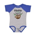 thumbnail image 1 of Inktastic Pawpaw Loves Me Cute Sloth and Baby Boys or Girls Baby Bodysuit, 1 of 5