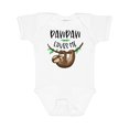 thumbnail image 1 of Inktastic Pawpaw Loves Me Cute Sloth and Baby Boys or Girls Baby Bodysuit, 1 of 5