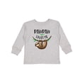 thumbnail image 1 of Inktastic Pawpaw Loves Me Cute Sloth and Baby Boys or Girls Long Sleeve Toddler T-Shirt, 1 of 5