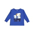 thumbnail image 1 of Inktastic Pawpaw Loves Me Grandson Puppy Boys Long Sleeve Toddler T-Shirt, 1 of 5