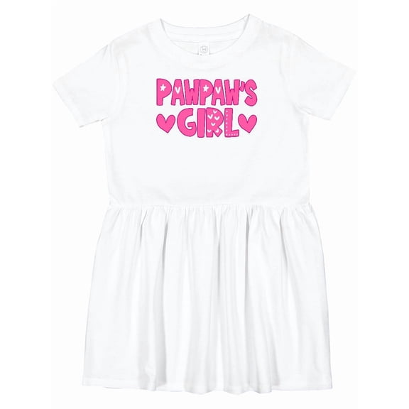 Inktastic Pawpaw's Girl Girls Toddler Dress