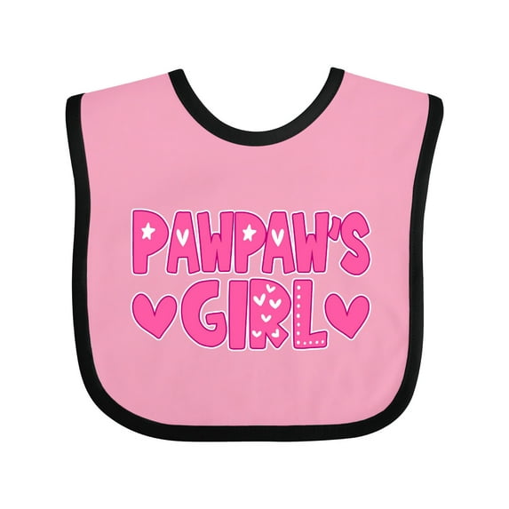Inktastic Pawpaw's Girl Girls Baby Bib