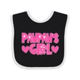 thumbnail image 1 of Inktastic Pawpaw's Girl Girls Baby Bib, 1 of 4