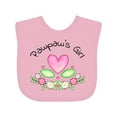 thumbnail image 1 of Inktastic Pawpaw's Girl Heart Flowers Girls Baby Bib, 1 of 4