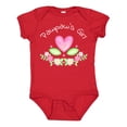 thumbnail image 1 of Inktastic Pawpaw's Girl- Heart Flowers Girls Baby Bodysuit, 1 of 5