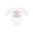 thumbnail image 1 of Inktastic Pawpaw's Girl Heart Flowers Girls Long Sleeve Baby Bodysuit, 1 of 5