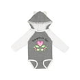 thumbnail image 1 of Inktastic Pawpaw's Girl Heart Flowers Girls Long Sleeve Baby Bodysuit, 1 of 5