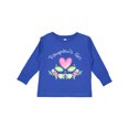 thumbnail image 1 of Inktastic Pawpaw's Girl Heart Flowers Girls Long Sleeve Toddler T-Shirt, 1 of 5