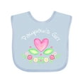 thumbnail image 1 of Inktastic Pawpaw's Girl- heart flowers Girls Baby Bib, 1 of 4