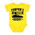 thumbnail image 1 of Inktastic Pawpaw's Lil' Racing Buddy with Car Silhouette Boys or Girls Baby Bodysuit, 1 of 5