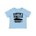 thumbnail image 1 of Inktastic Pawpaw's Lil' Racing Buddy with Car Silhouette Boys or Girls Baby T-Shirt, 1 of 5