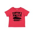 thumbnail image 1 of Inktastic Pawpaw's Lil' Racing Buddy with Car Silhouette Boys or Girls Baby T-Shirt, 1 of 5