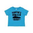 thumbnail image 1 of Inktastic Pawpaw's Lil' Racing Buddy with Car Silhouette Boys or Girls Baby T-Shirt, 1 of 5