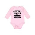 thumbnail image 1 of Inktastic Pawpaw's Lil' Racing Buddy with Car Silhouette Boys or Girls Long Sleeve Baby Bodysuit, 1 of 5