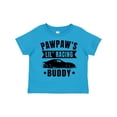 thumbnail image 1 of Inktastic Pawpaw's Lil' Racing Buddy with Car Silhouette Boys or Girls Toddler T-Shirt, 1 of 5