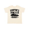 thumbnail image 1 of Inktastic Pawpaw's Lil' Racing Buddy with Car Silhouette Boys or Girls Toddler T-Shirt, 1 of 5