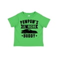 thumbnail image 1 of Inktastic Pawpaw's Lil' Racing Buddy with Car Silhouette Boys or Girls Toddler T-Shirt, 1 of 5