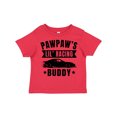 thumbnail image 1 of Inktastic Pawpaw's Lil' Racing Buddy with Car Silhouette Boys or Girls Toddler T-Shirt, 1 of 5
