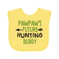 thumbnail image 1 of Inktastic Pawpaws Future Hunting Buddy Boys or Girls Baby Bib, 1 of 4