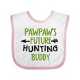 thumbnail image 1 of Inktastic Pawpaws Future Hunting Buddy Boys or Girls Baby Bib, 1 of 4