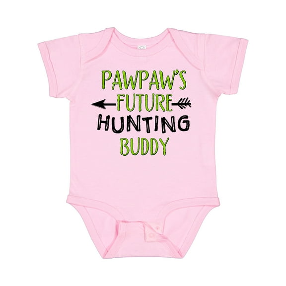Inktastic Pawpaws Future Hunting Buddy Boys or Girls Baby Bodysuit