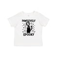 thumbnail image 1 of Inktastic Pawsitively Spooky Skeleton Cat with Ghosts and Crosses Boys or Girls Baby T-Shirt, 1 of 5