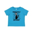 thumbnail image 1 of Inktastic Pawsitively Spooky Skeleton Cat with Ghosts and Crosses Boys or Girls Baby T-Shirt, 1 of 5