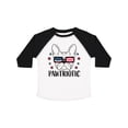 thumbnail image 1 of Inktastic Pawtriotic with French Bulldog in American Flag Sunglasses Boys or Girls Toddler T-Shirt, 1 of 5