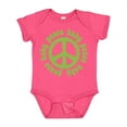 thumbnail image 1 of Inktastic Peace Baby Boys or Girls Baby Bodysuit, 1 of 5