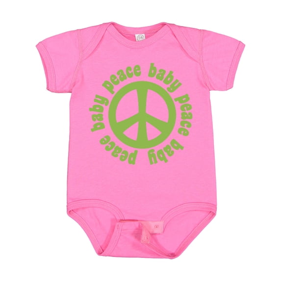Inktastic Peace Baby Boys or Girls Baby Bodysuit