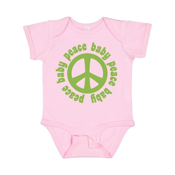 Inktastic Peace Baby Boys or Girls Baby Bodysuit