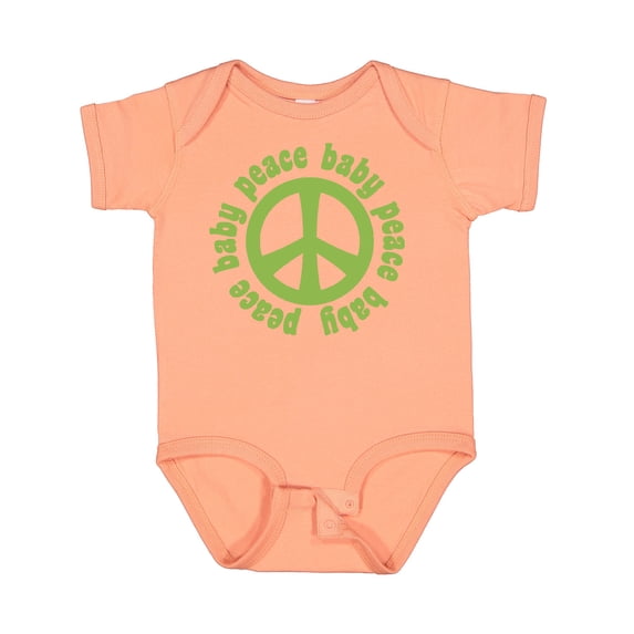 Inktastic Peace Baby Boys or Girls Baby Bodysuit