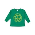 thumbnail image 1 of Inktastic Peace Baby Boys or Girls Long Sleeve Toddler T-Shirt, 1 of 5
