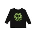 thumbnail image 1 of Inktastic Peace Baby Boys or Girls Long Sleeve Toddler T-Shirt, 1 of 5