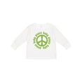 thumbnail image 1 of Inktastic Peace Baby Boys or Girls Long Sleeve Toddler T-Shirt, 1 of 5