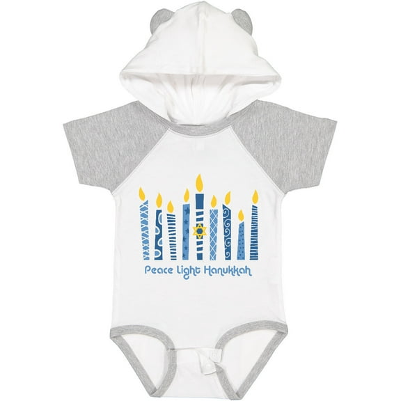Inktastic Peace Light Hanukkah Boys or Girls Baby Bodysuit