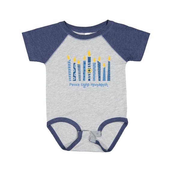 Inktastic Peace Light Hanukkah Boys or Girls Baby Bodysuit