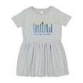 thumbnail image 1 of Inktastic Peace Light Hanukkah Girls Toddler Dress, 1 of 5